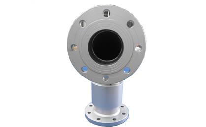 High pressure water rotary joint with 90 degree flange connection