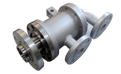 Rotary joint for steam heat conducting oil